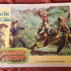 Pioneer Justice 1947 Western Lobby Cards