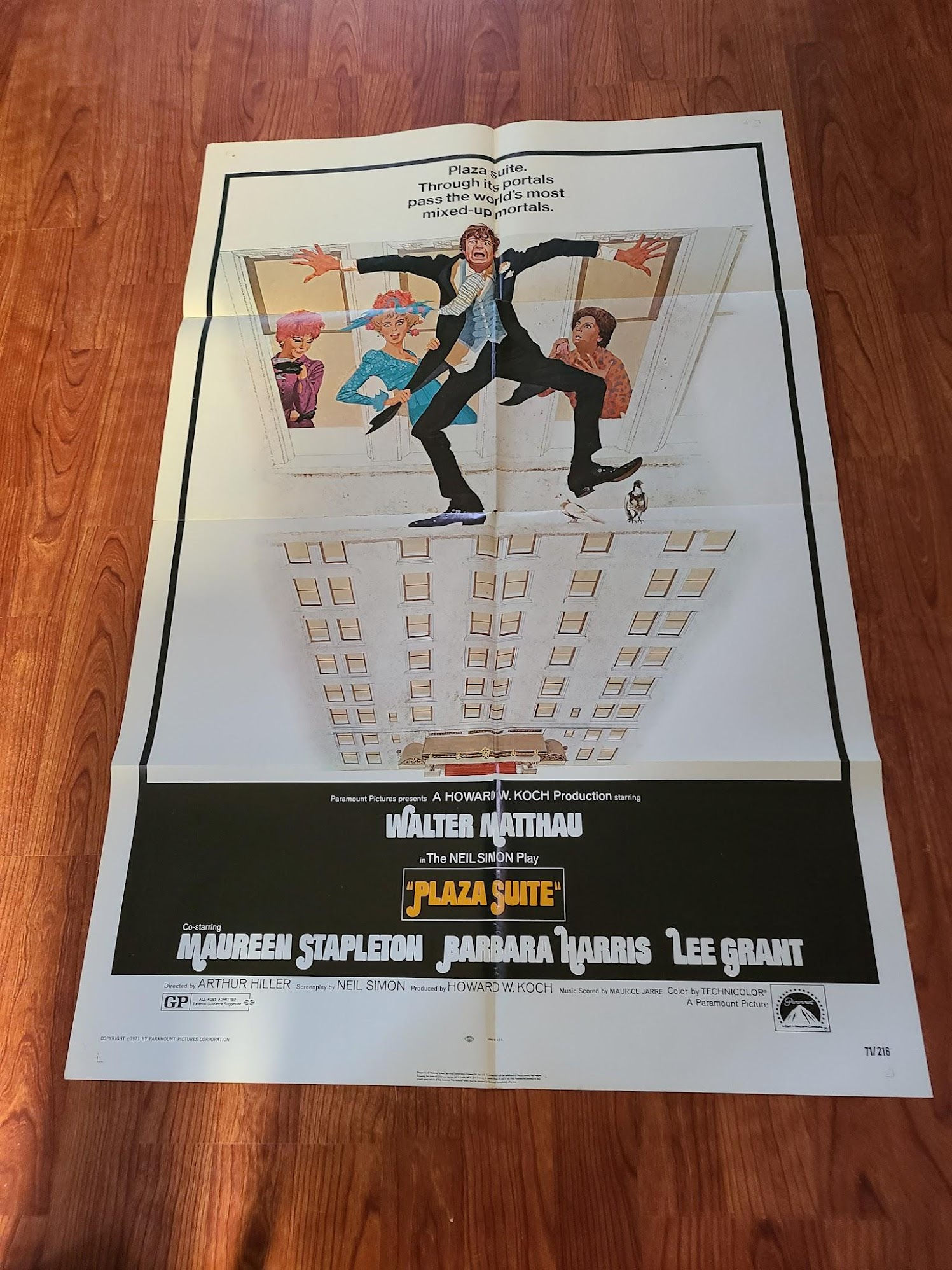 Plaza Suite 1971 1 Sheets/US