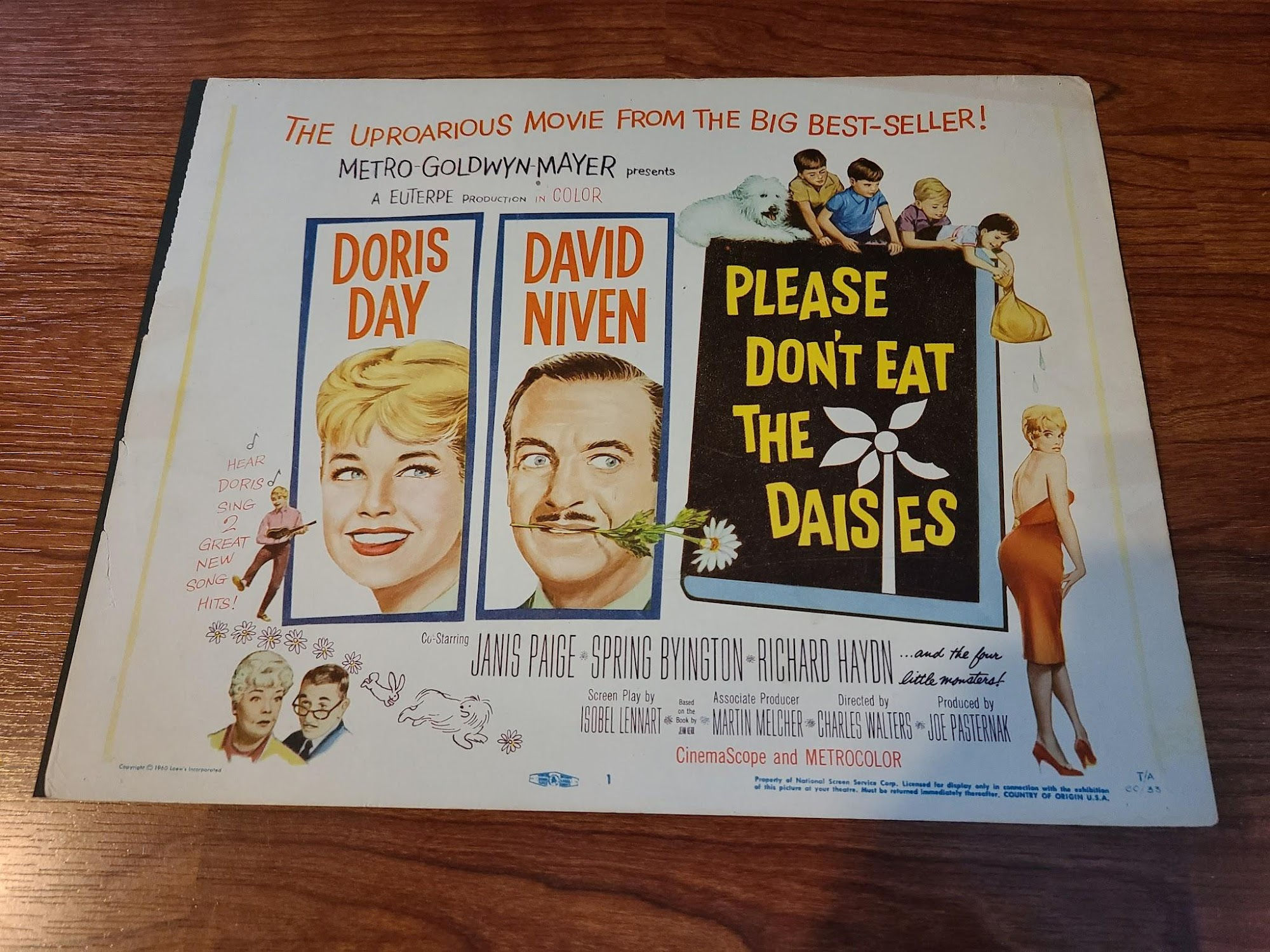 Please Don't Eat The Daisies 1960 Title Cards