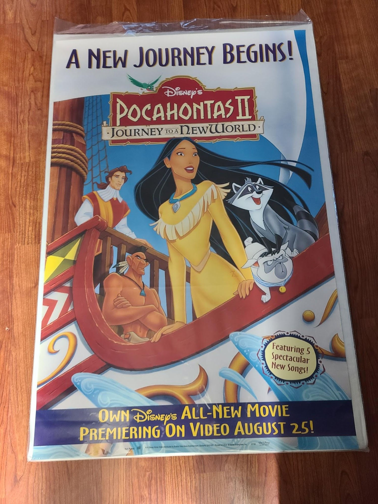 Pocahontas II: Journey To A New World 1998 1 Sheets/US