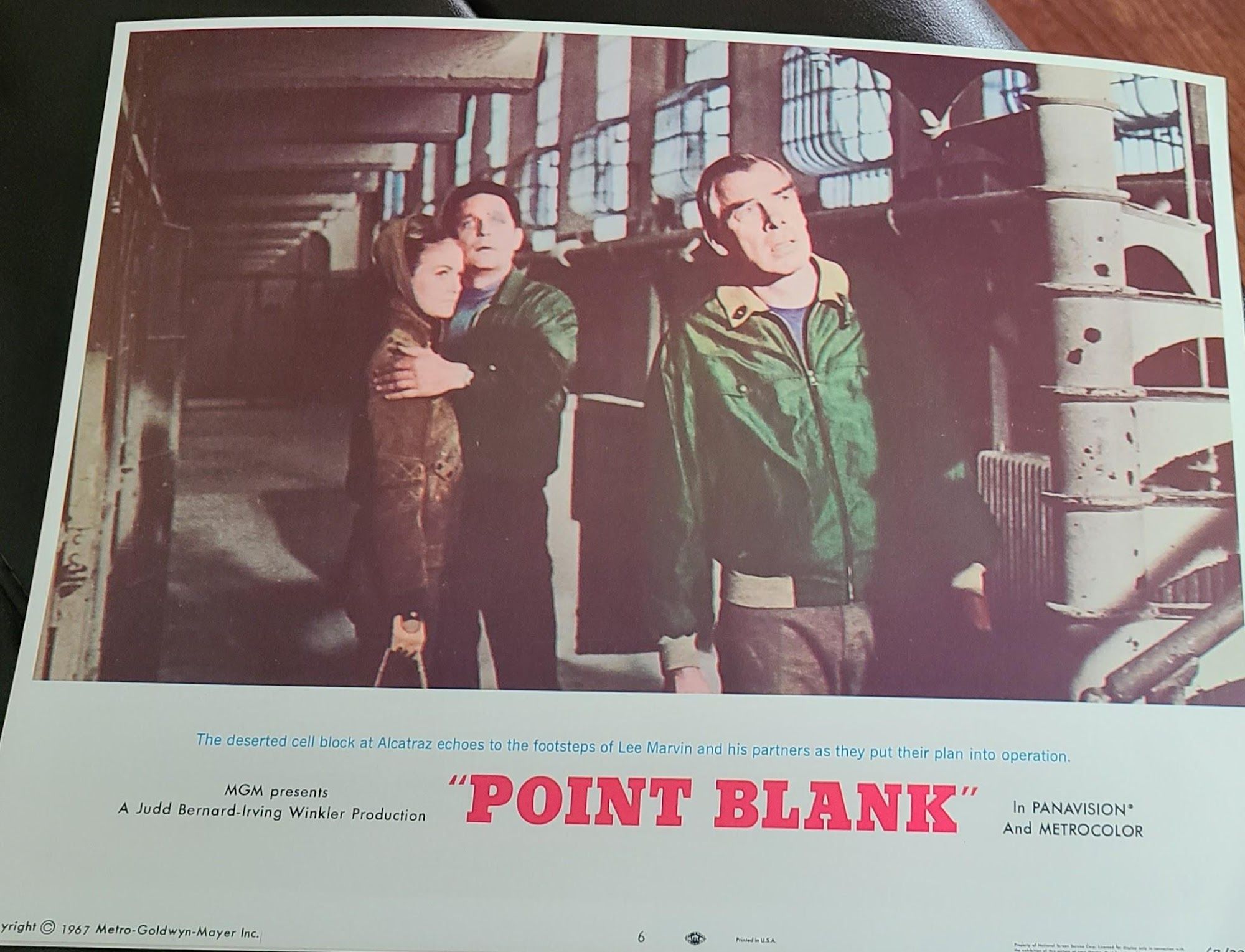 Point Blank 1967 General Lobby Cards