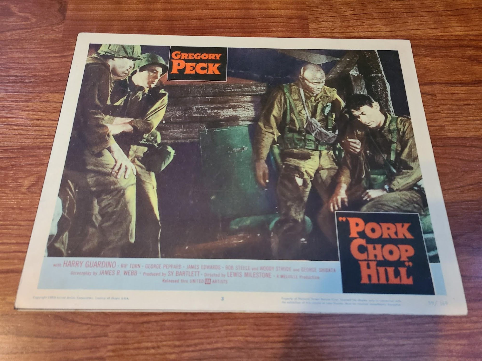 Pork Chop Hill 1959 Military/Aviation Lobby Cards