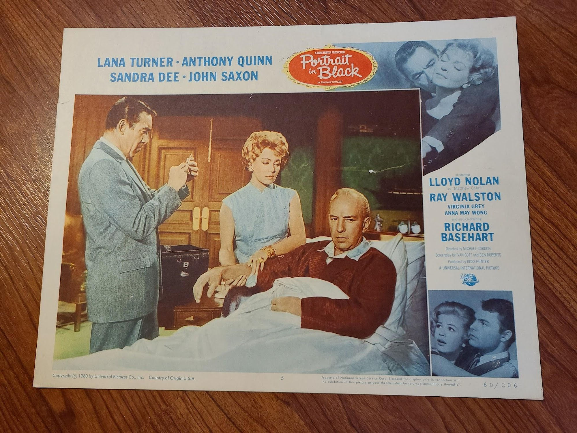 Portrait In Black 1960 General Lobby Cards