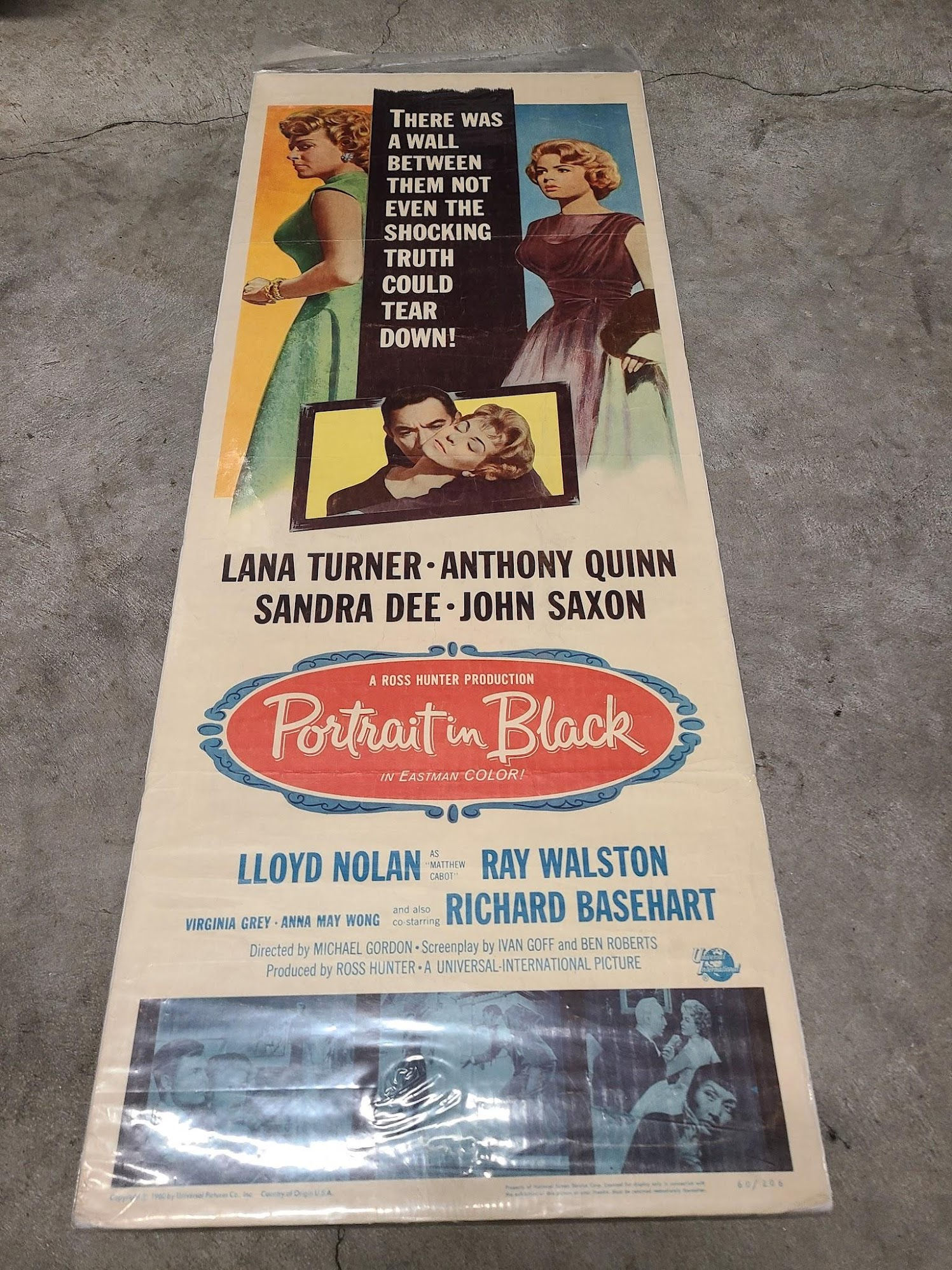Portrait In Black 1960 Inserts