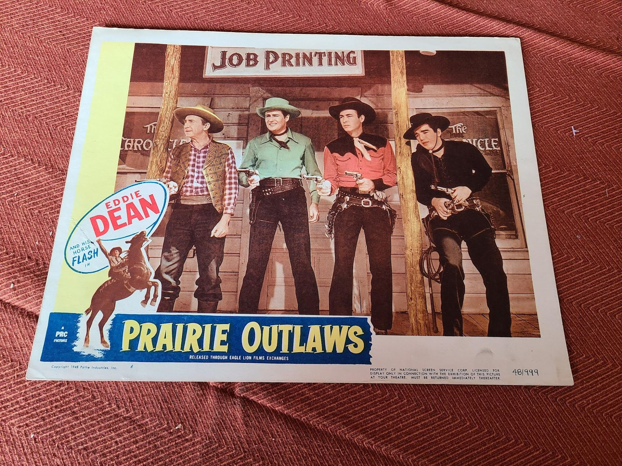 Prairie Outlaws 1948 Western Lobby Cards