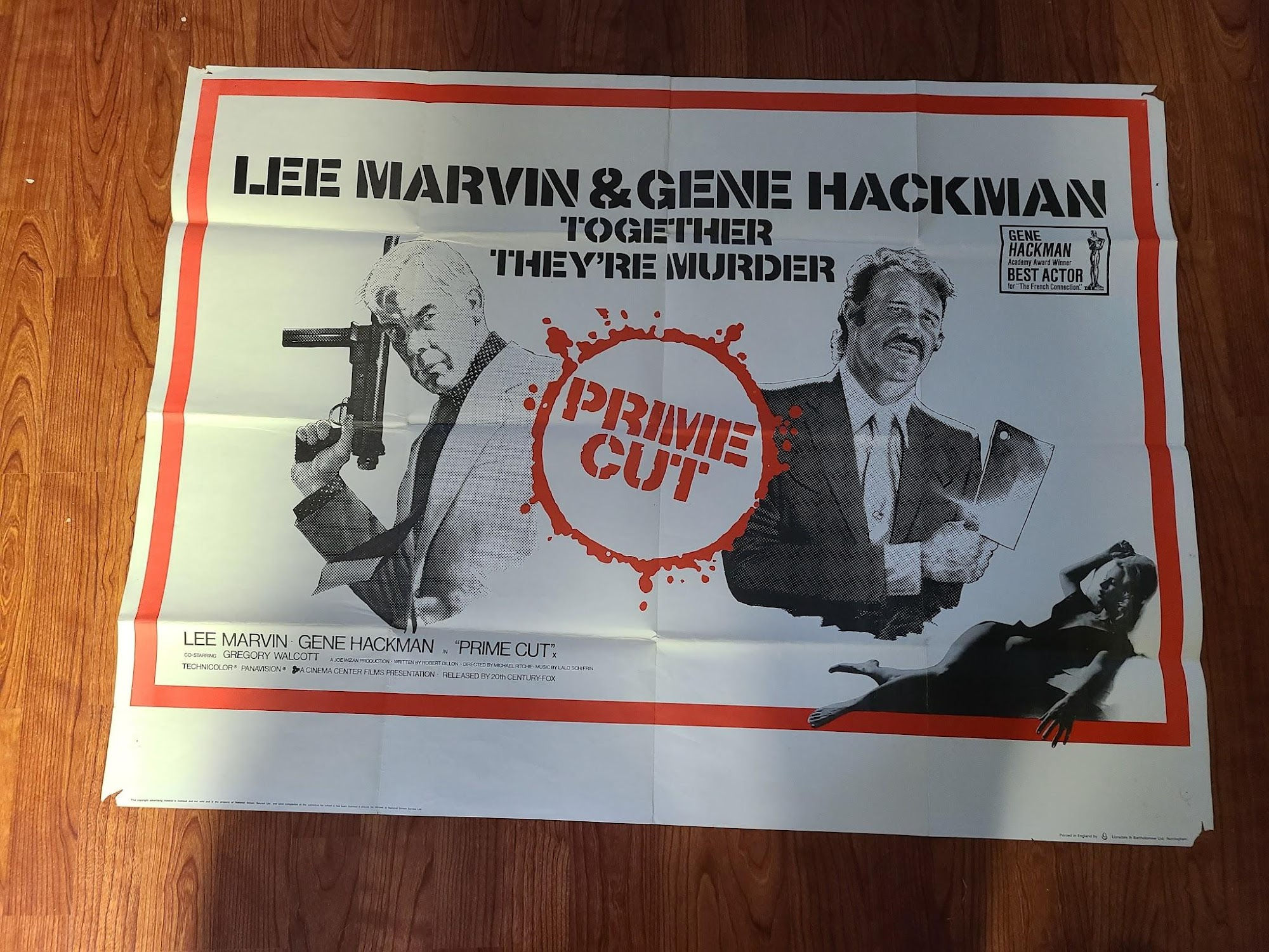 Prime Cut 1972 UK/US 30x40