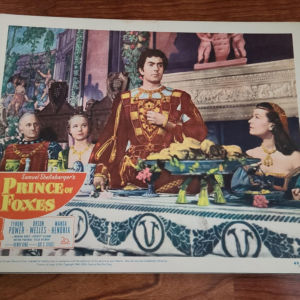 Prince Of Foxes 1949 General Lobby Cards