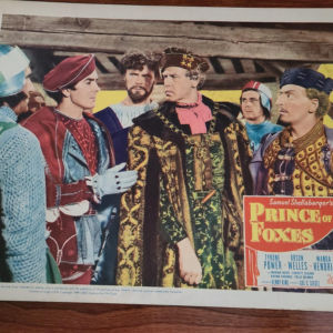 Prince Of Foxes 1949 General Lobby Cards