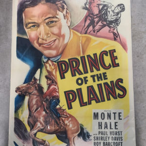Prince Of The Plains 1949 1 Sheets/US