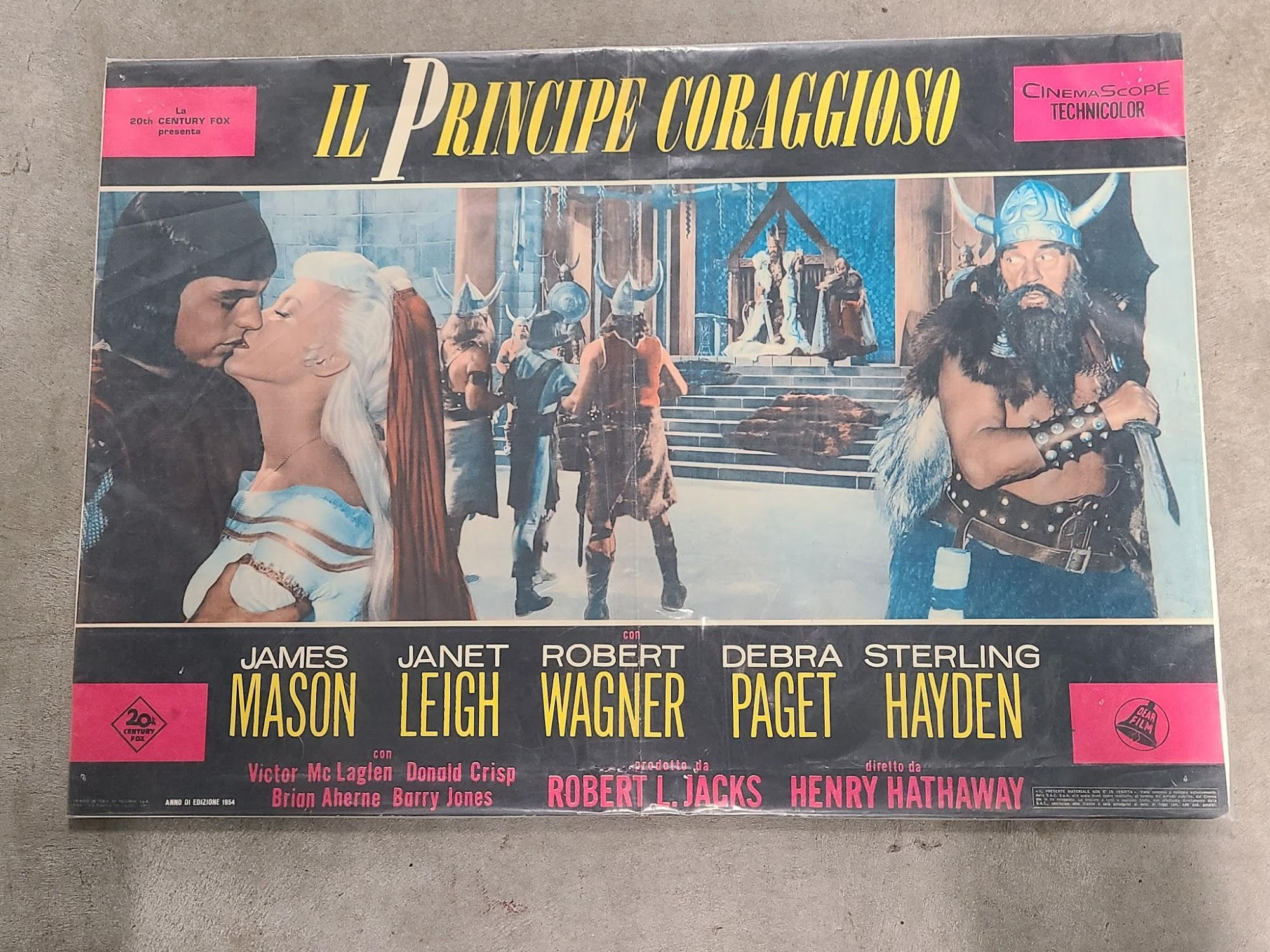 Prince Valiant 1954 Fotobusta