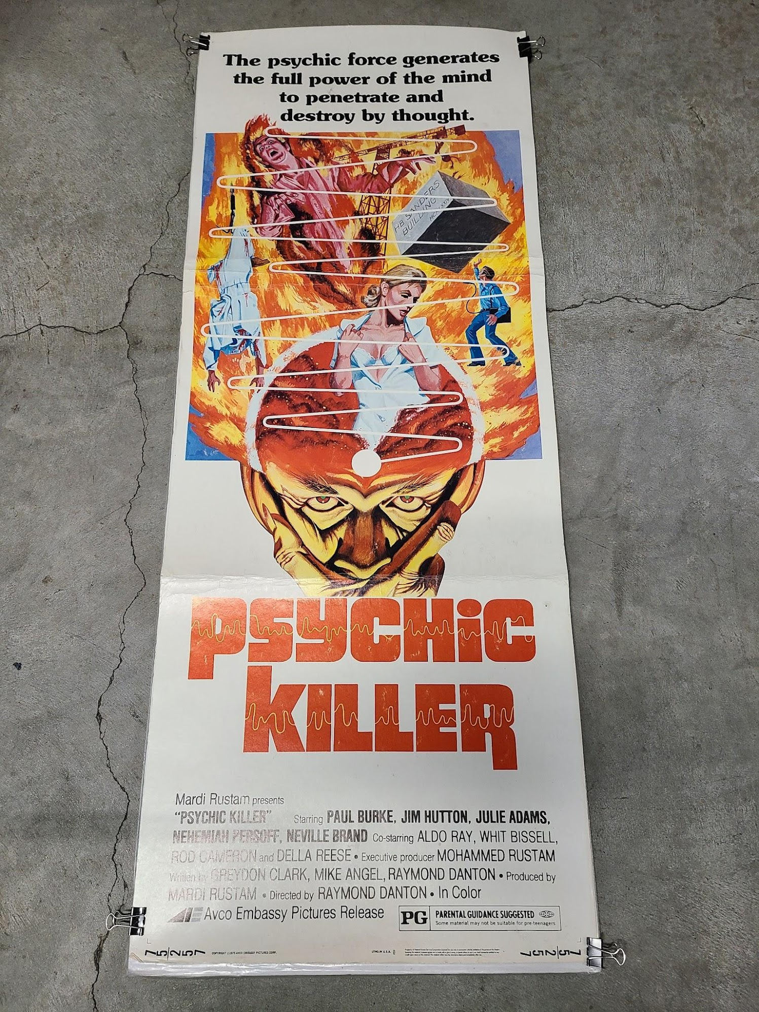 Psychic Killer 1975 Inserts