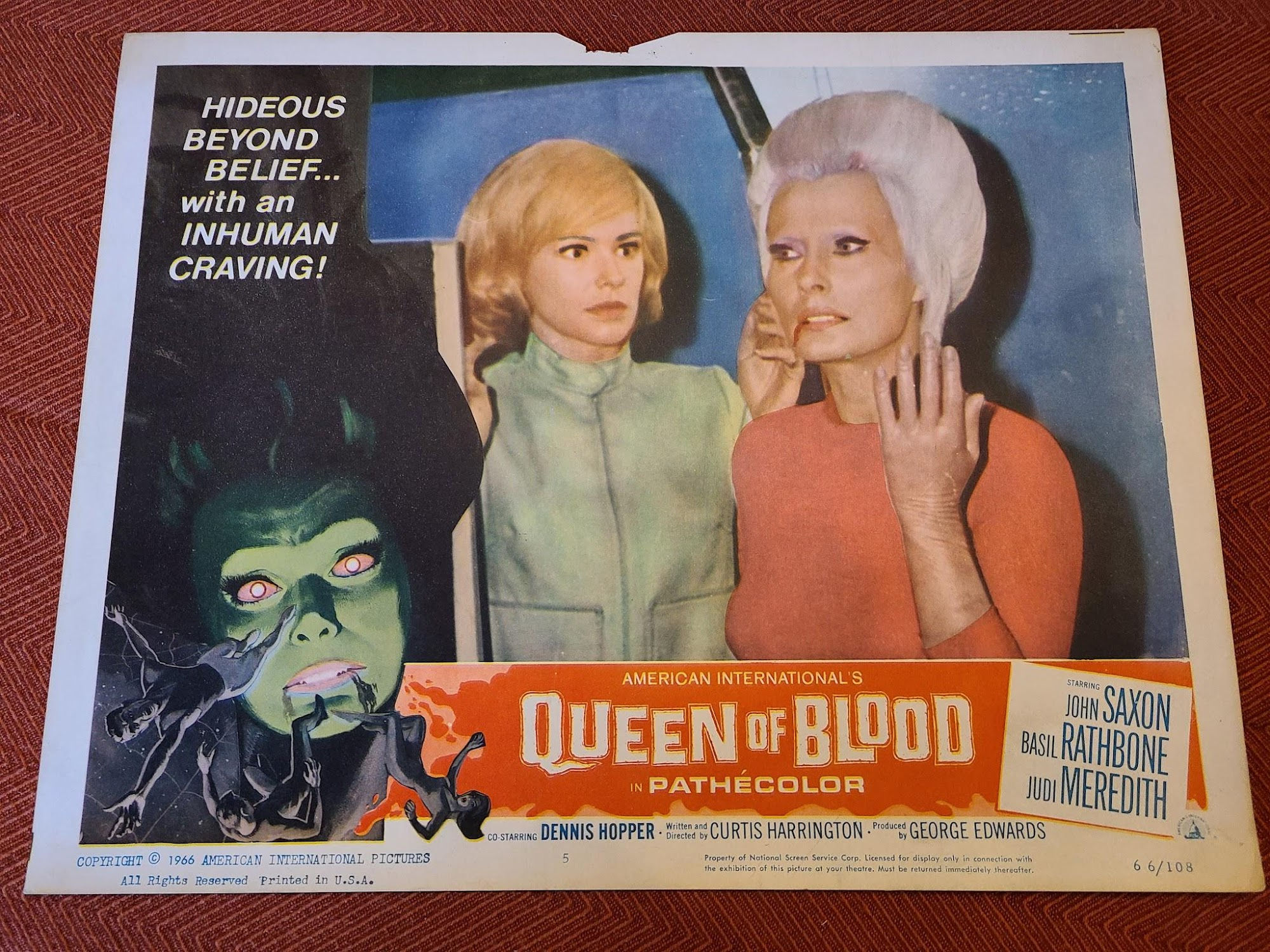 Queen Of Blood 1966 Scifi/Horror
