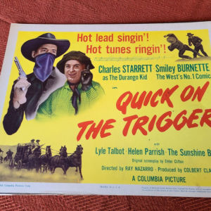 Quick On The Trigger 1948 Western Lobby Cards