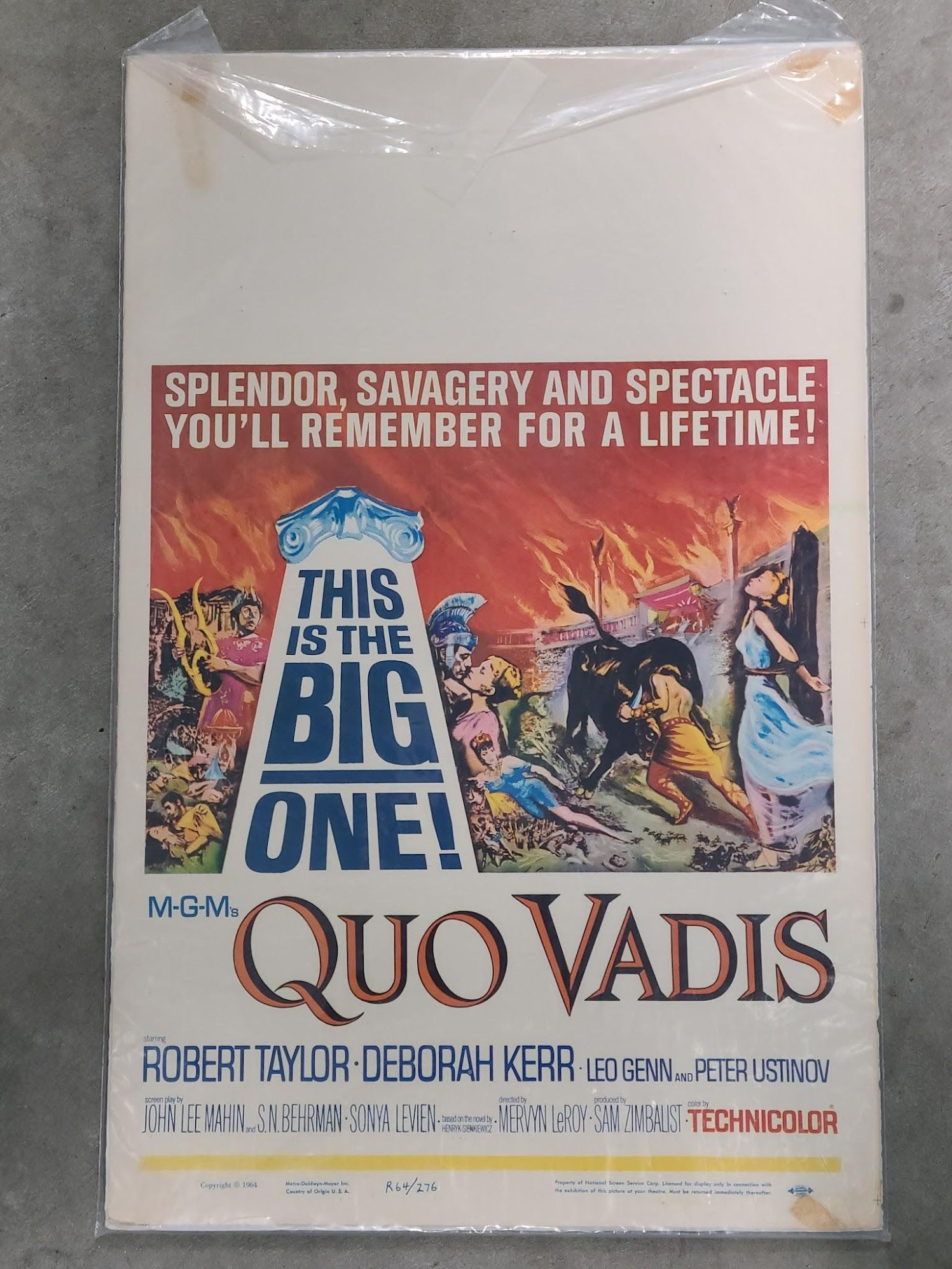 Quo Vadis 1951 Window Cards