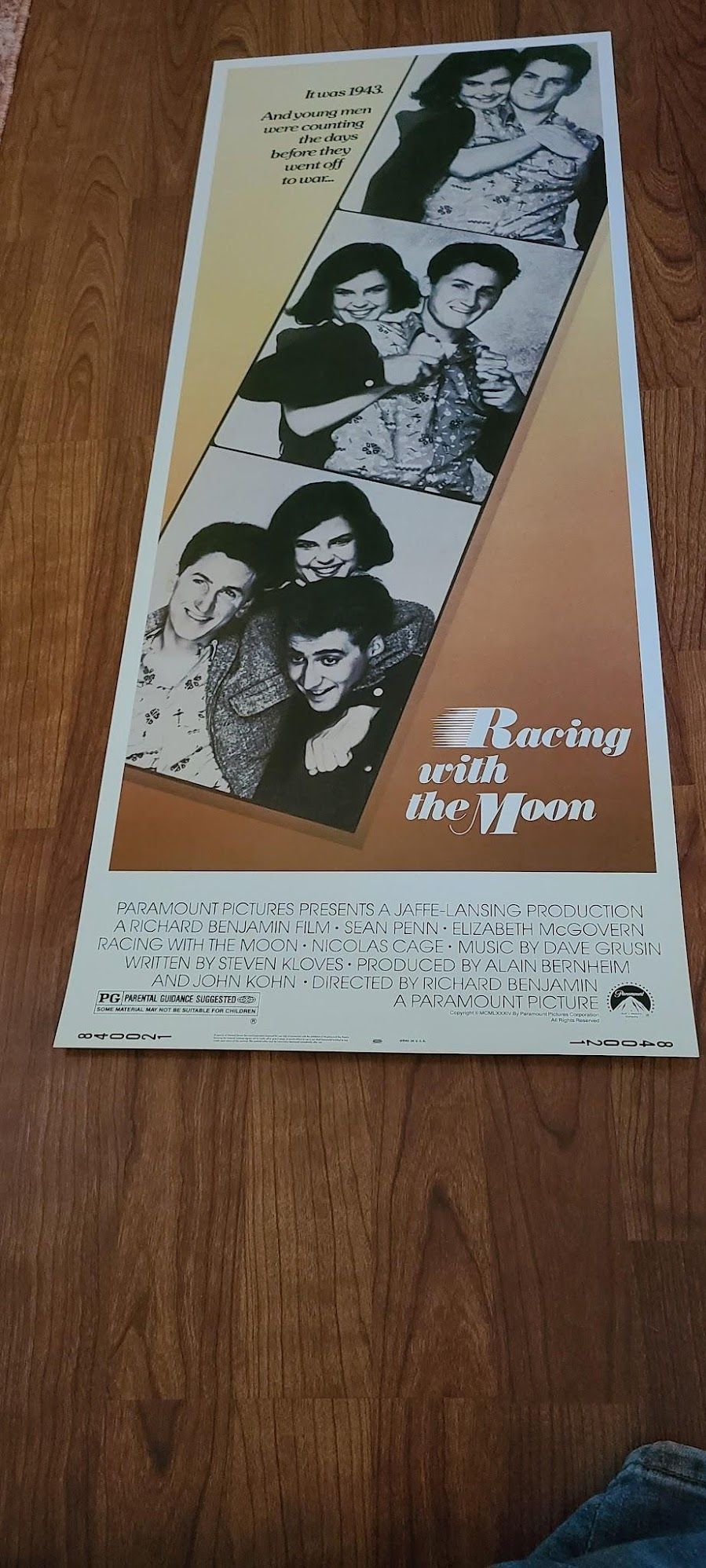 Racing With The Moon 1984 Inserts