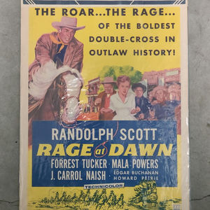 Rage At Dawn 1955 Window Cards