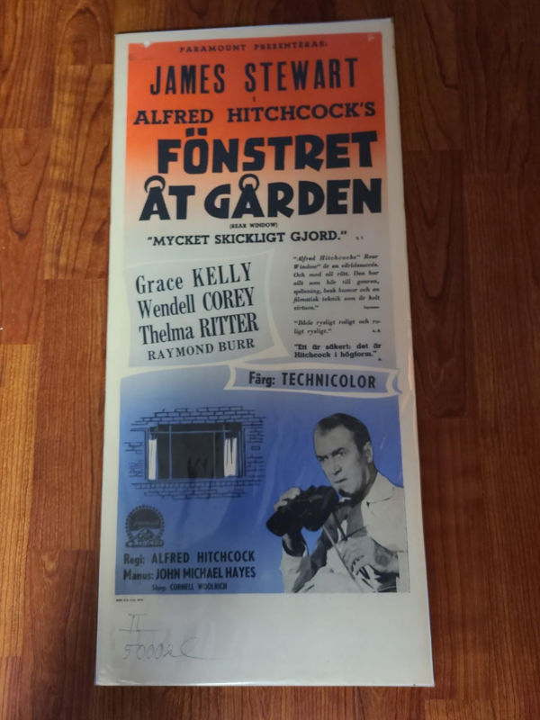 Rear Window 1954 Swedish Slope