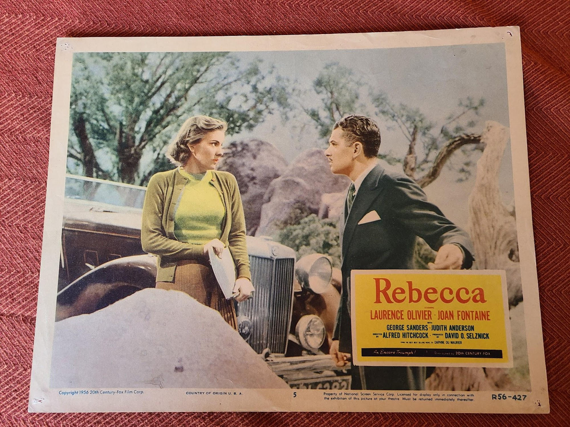 Rebecca 1940 General Lobby Cards