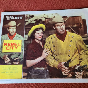 Rebel City 1953 Western Lobby Cards