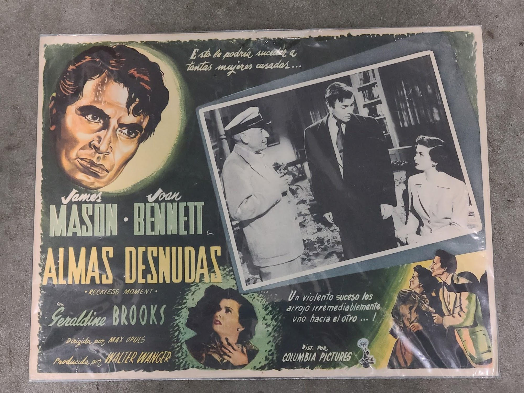 Reckless Moment 1949 Mexican Lobby Cards