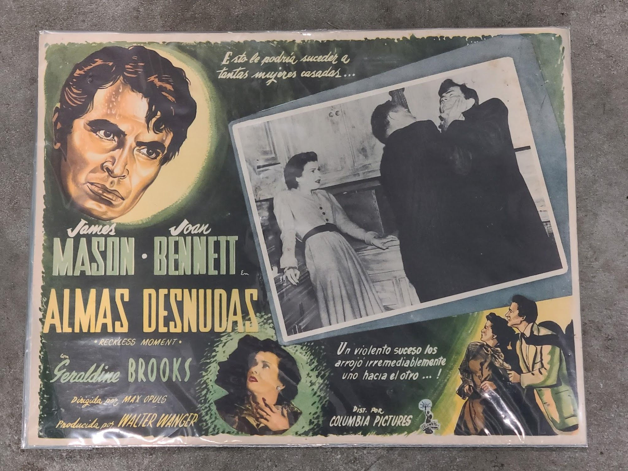 Reckless Moment 1949 Mexican Lobby Cards