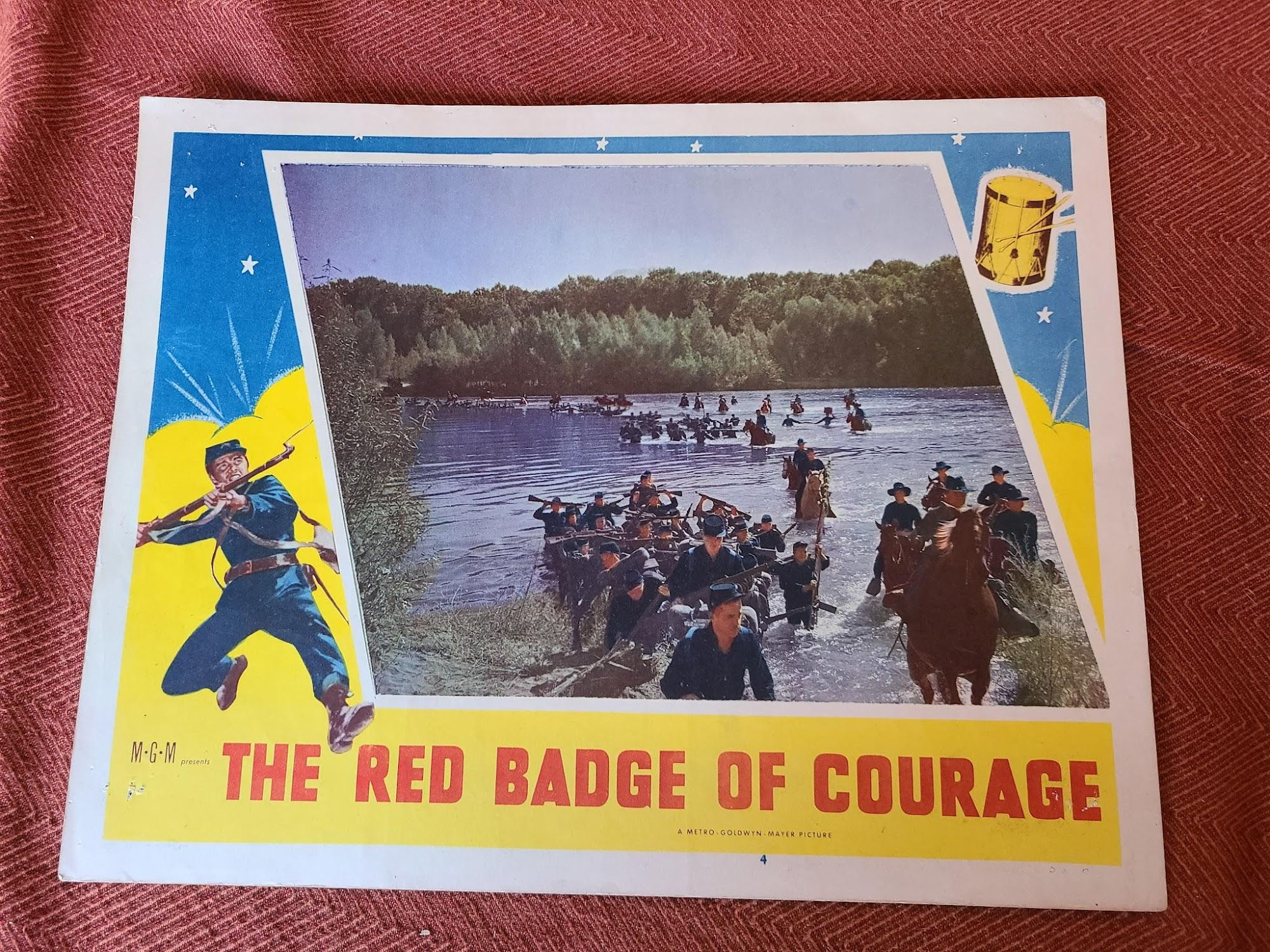 Red Badge Of Courage 1951 General Lobby Cards