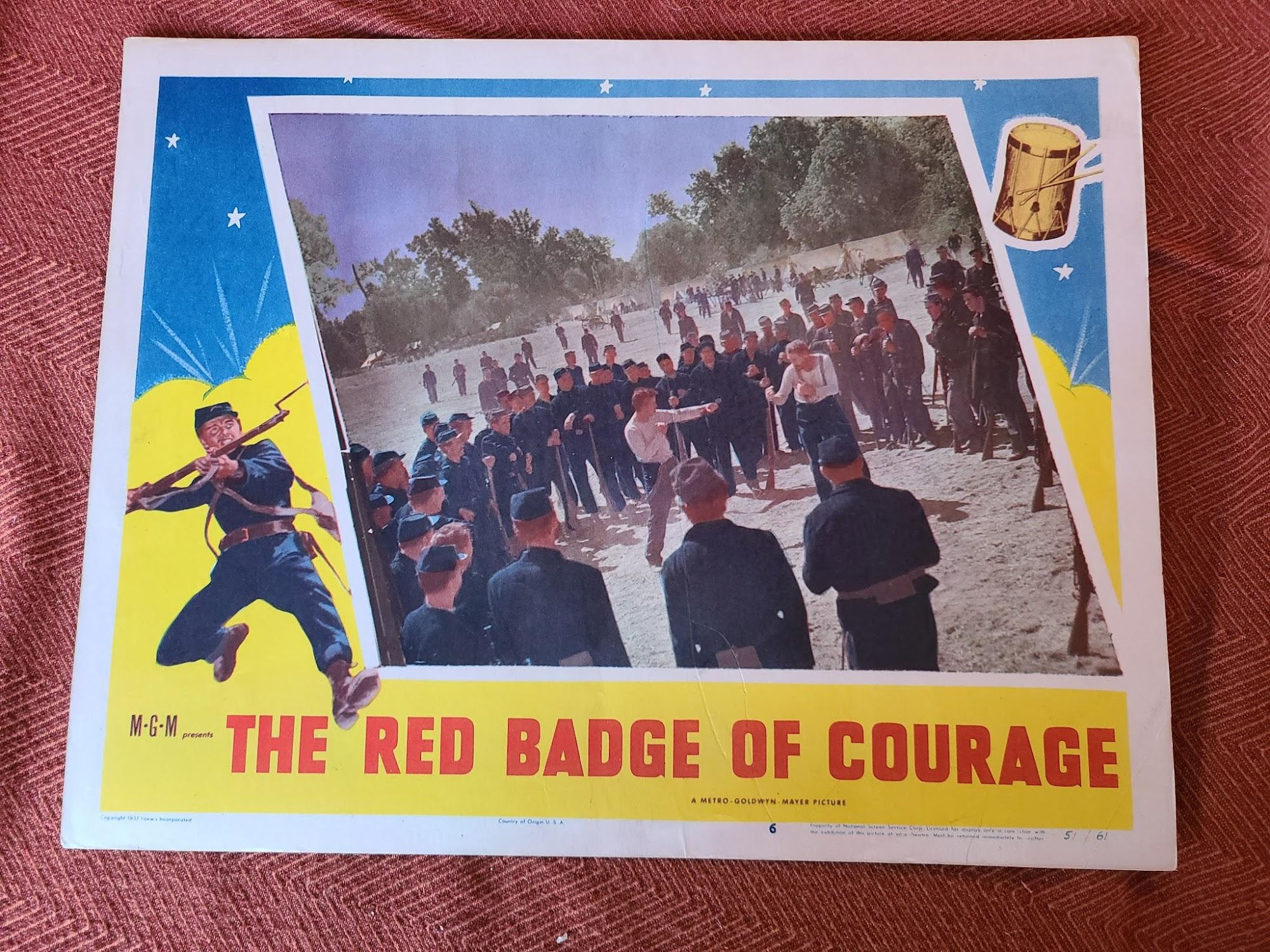 Red Badge Of Courage 1951 General Lobby Cards