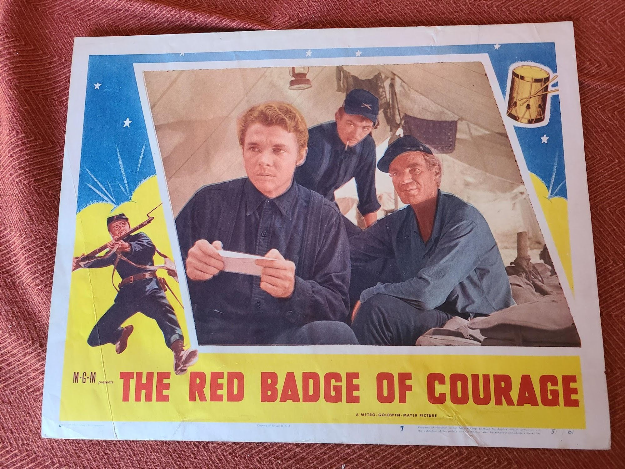 Red Badge Of Courage 1951 General Lobby Cards