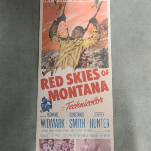 Red Skies Of Montana 1952 Inserts
