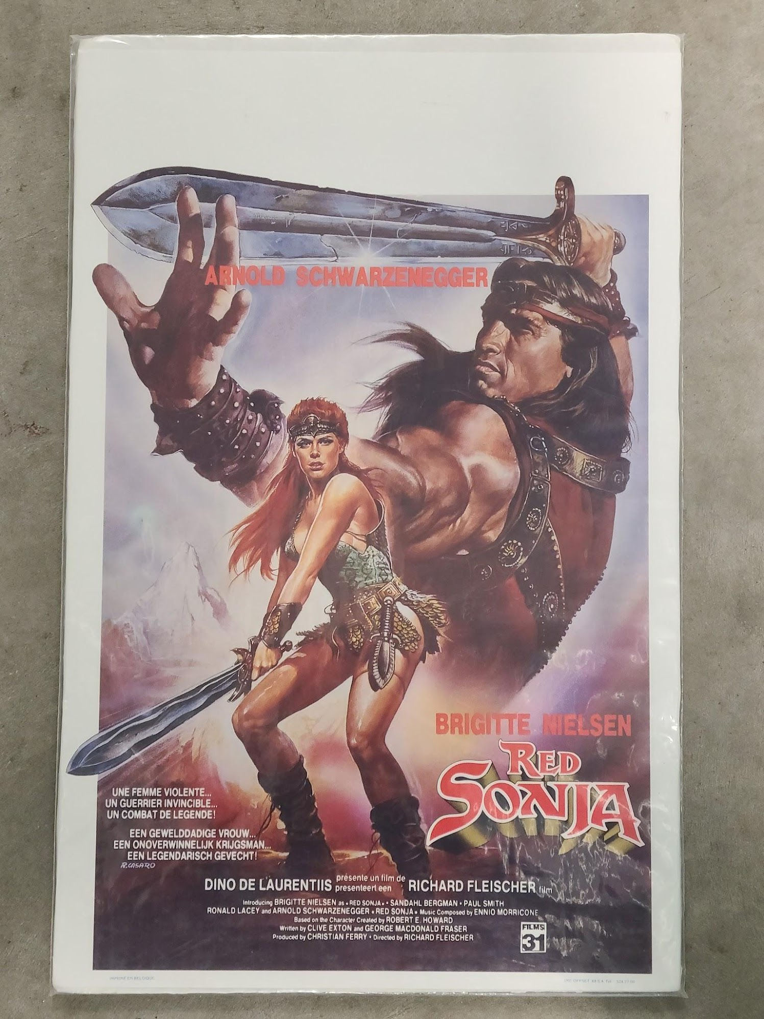 Red Sonja 1985 Belgium
