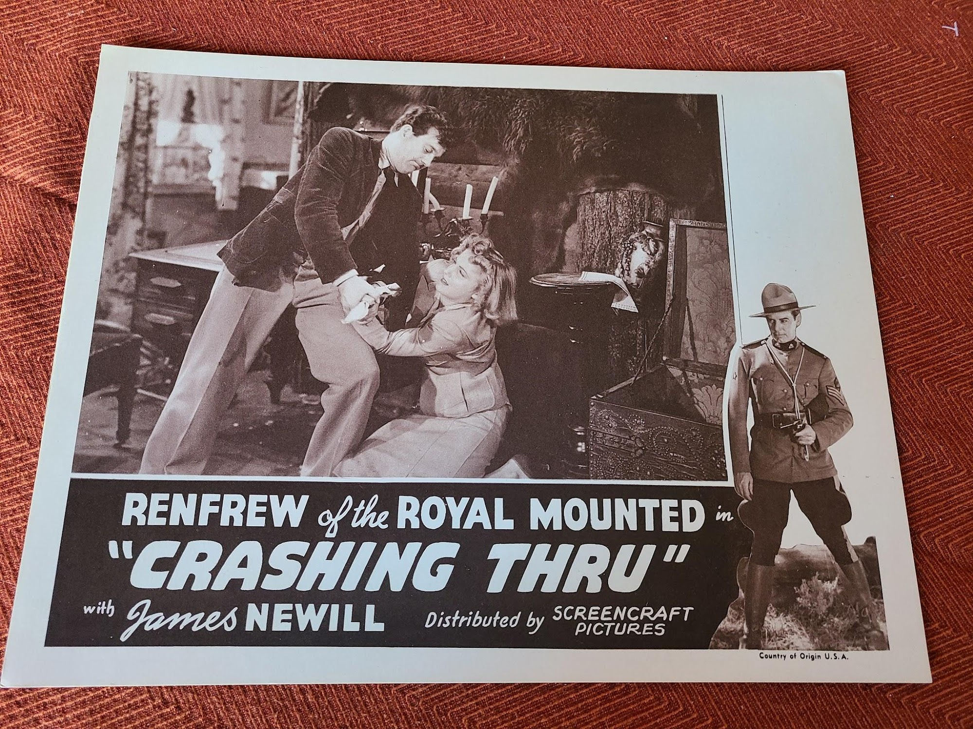 Renfrew Of The Royal Mounted 1937 Western Lobby Cards