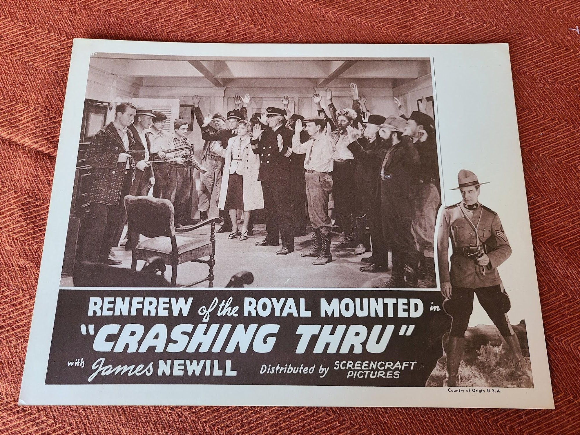 Renfrew Of The Royal Mounted 1937 Western Lobby Cards