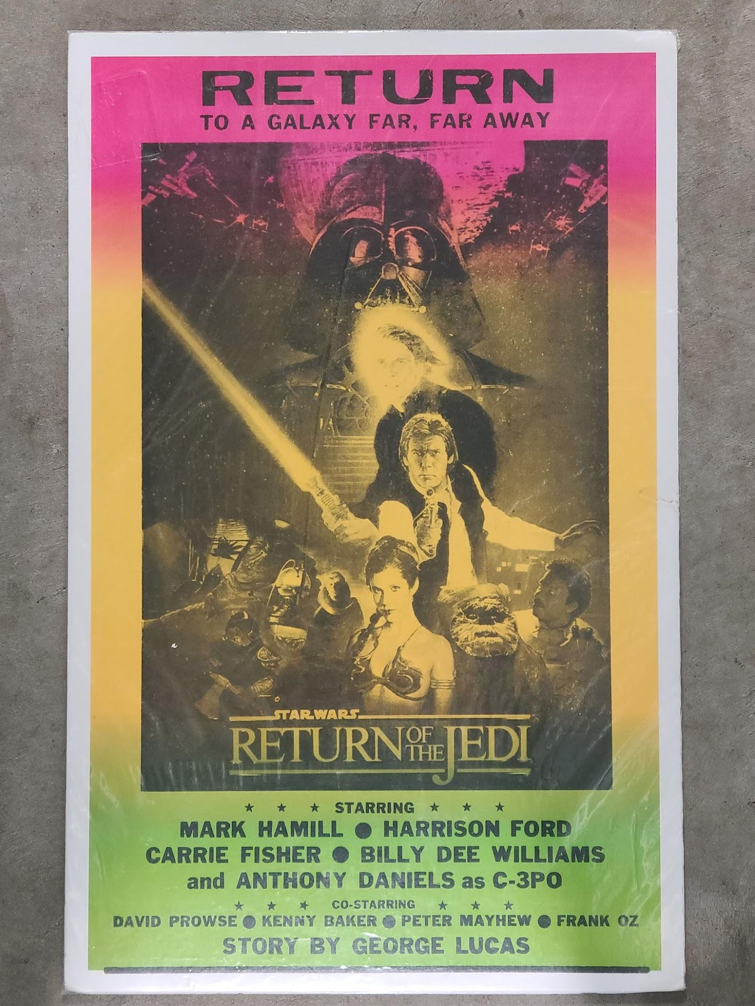 Return Of The Jedi 1983 Window Cards