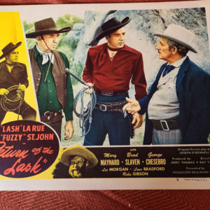 Return Of The Lash 1947 Western Lobby Cards