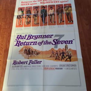 Return Of The Seven 1966 1 Sheets/US
