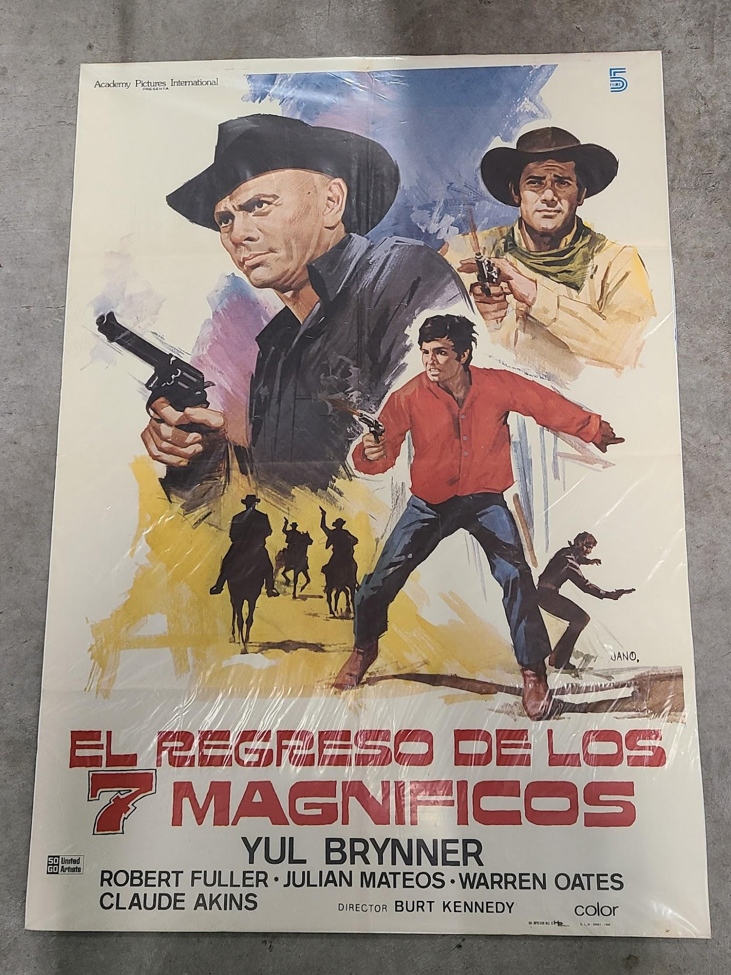 Return Of The Seven 1966 1 Sheets/US