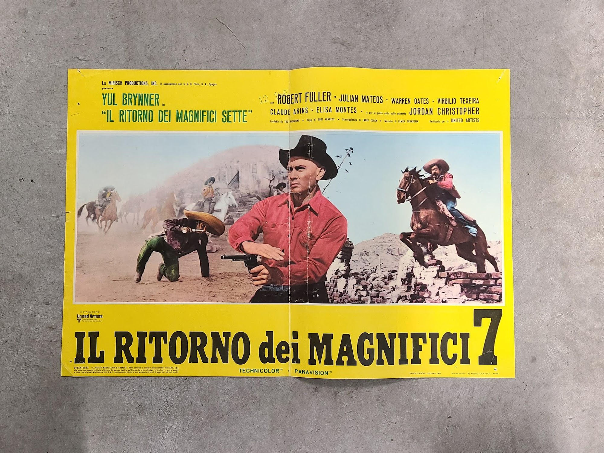 Return Of The Seven 1966 Fotobusta