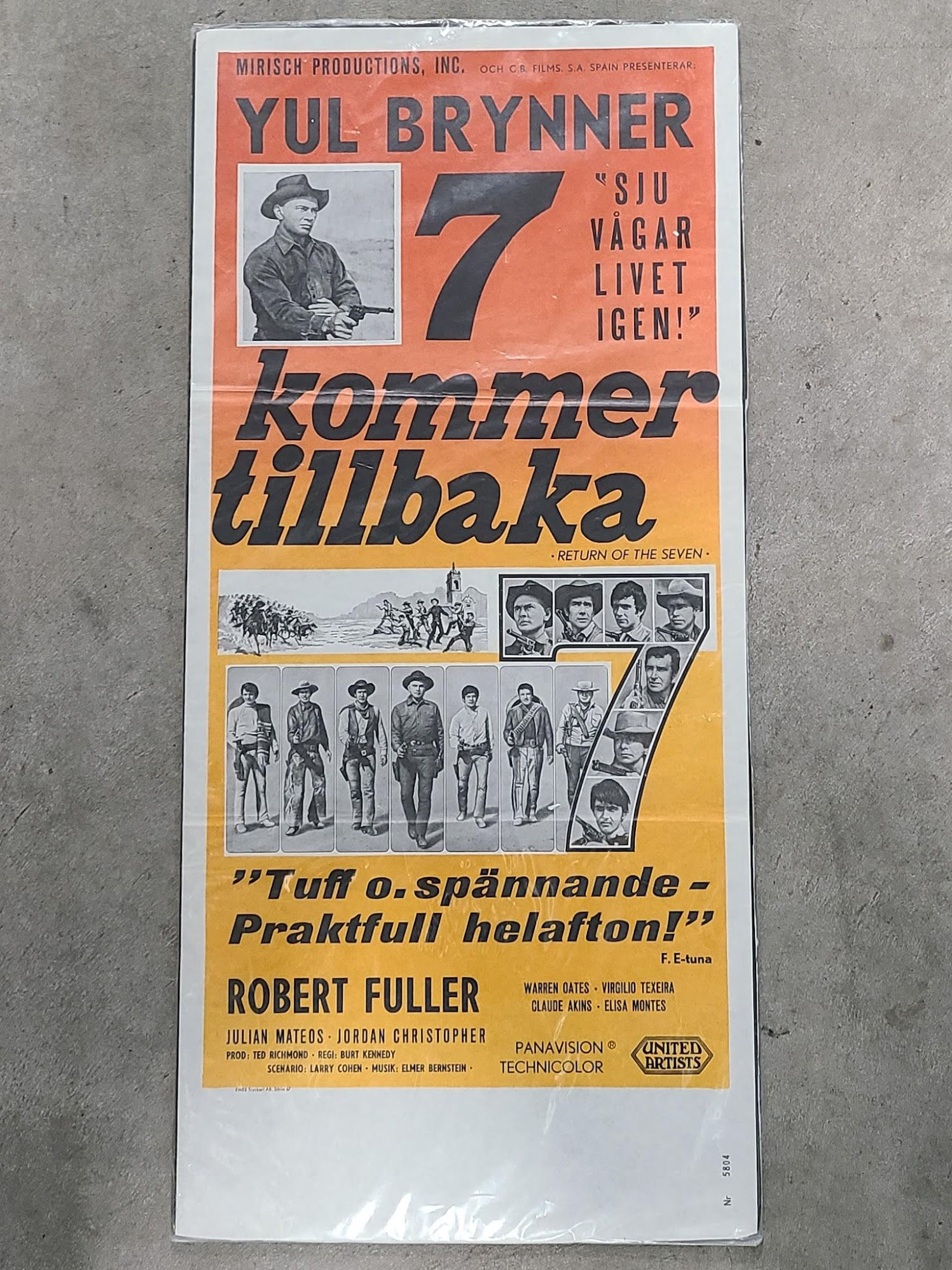 Return Of The Seven 1966 Swedish Slope