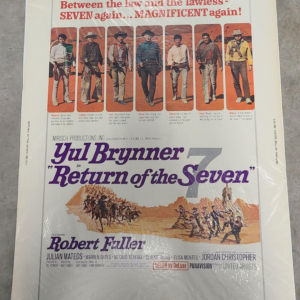 Return of The Seven 1966 UK/US 30x40