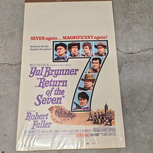 Return Of The Seven 1966 Window Cards