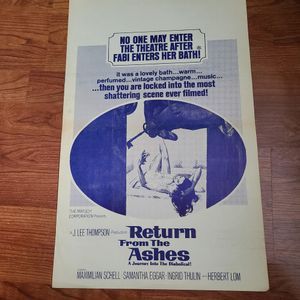 Return To Ashes 1965 Window Cards