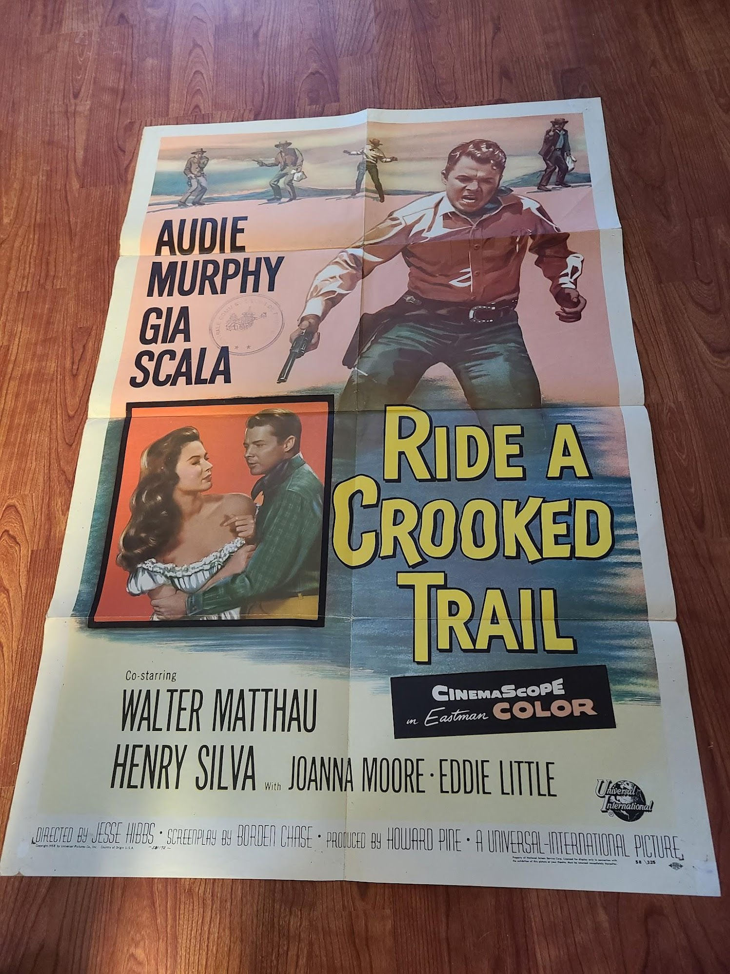 Ride A Crooked Trail 1958 1 Sheets/US