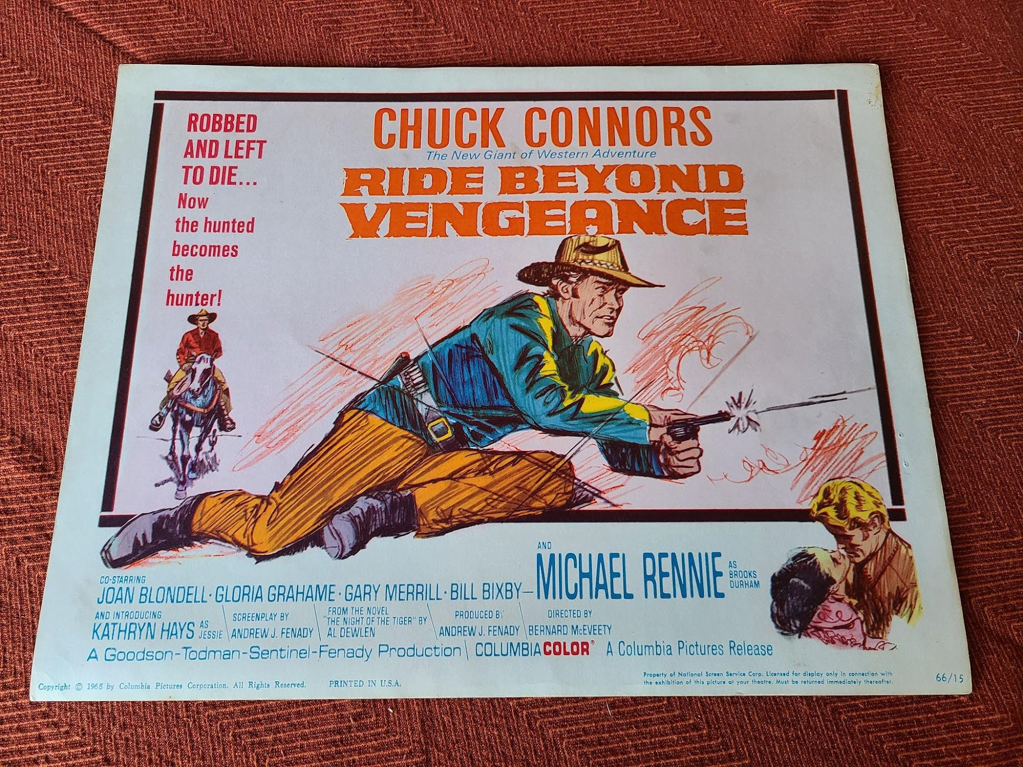 Ride Beyond Vengeance 1966 Western Lobby Cards