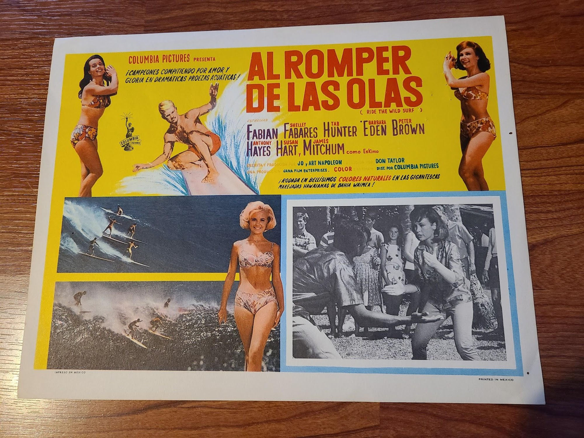 Ride The Wild Surf 1964 General Lobby Cards