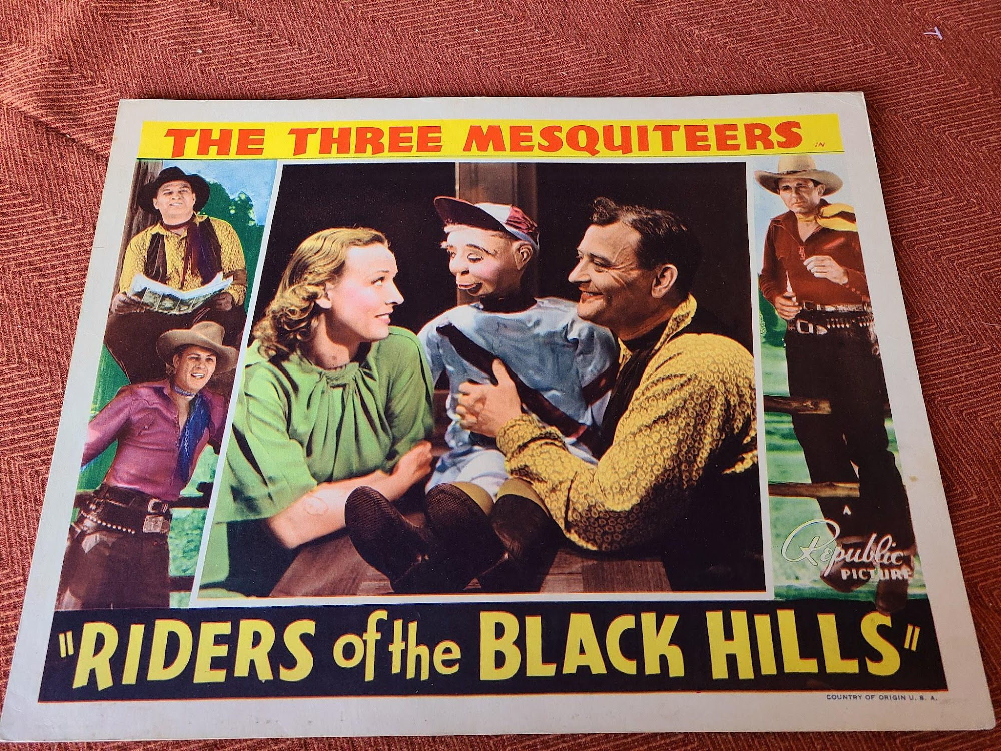 Riders Of The Black Hills 1938 Western Lobby Cards