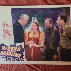 Riders Of The Deadline 1943 Western Lobby Cards