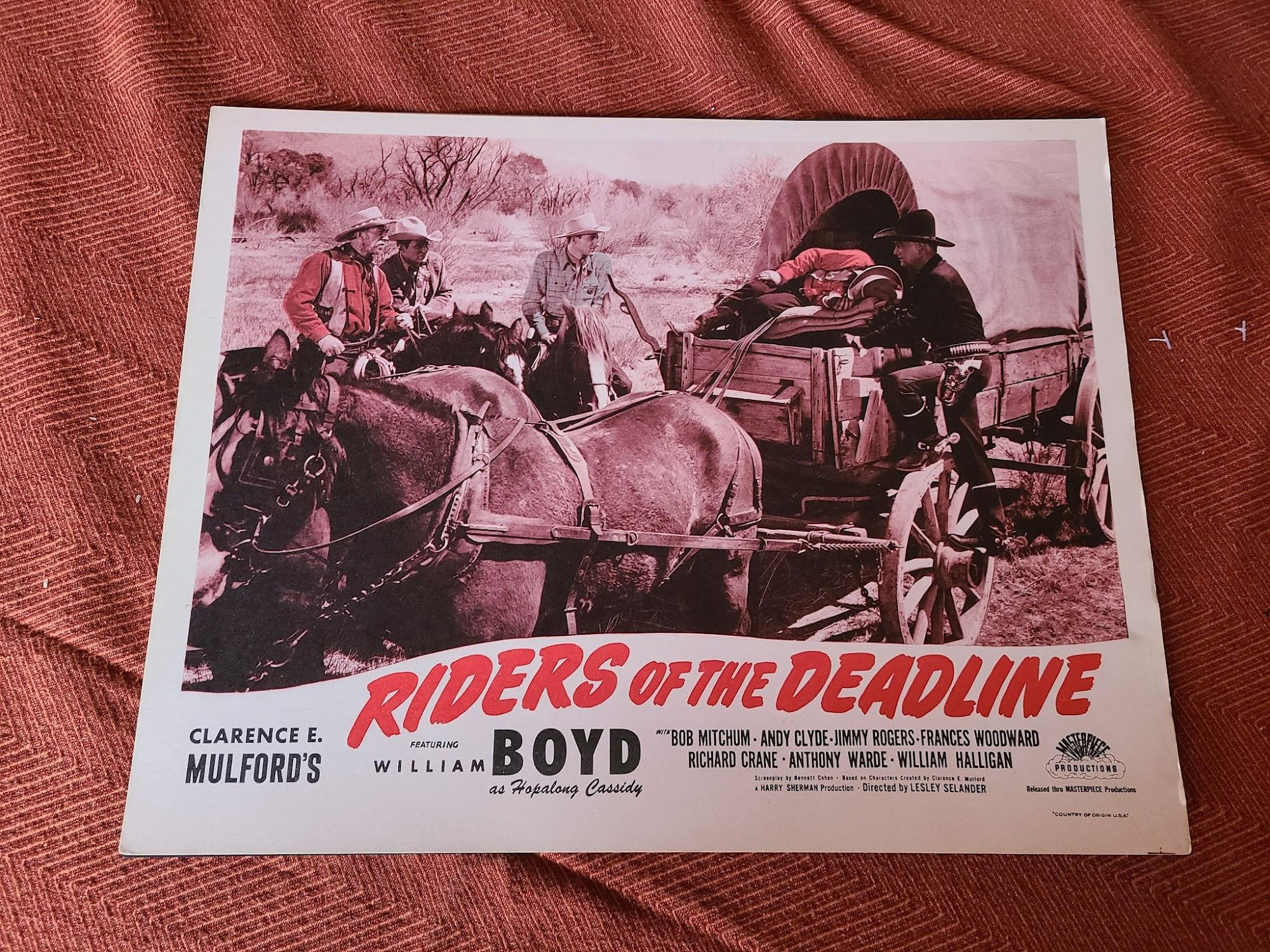 Riders of The Deadline 1943 Western Lobby Cards