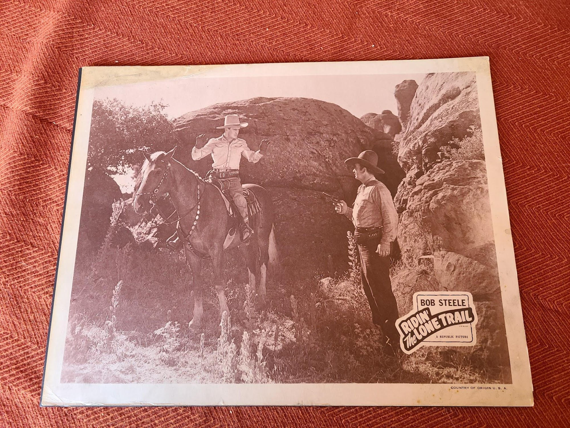 Ridin' The Lone Trail 1937 Western Lobby Cards