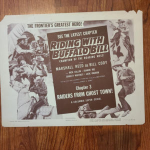 Riding With Buffalo Bill 1954 Serial Lobby Cards