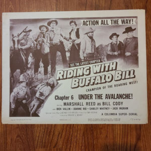 Riding With Buffalo Bill 1954 Serial Lobby Cards